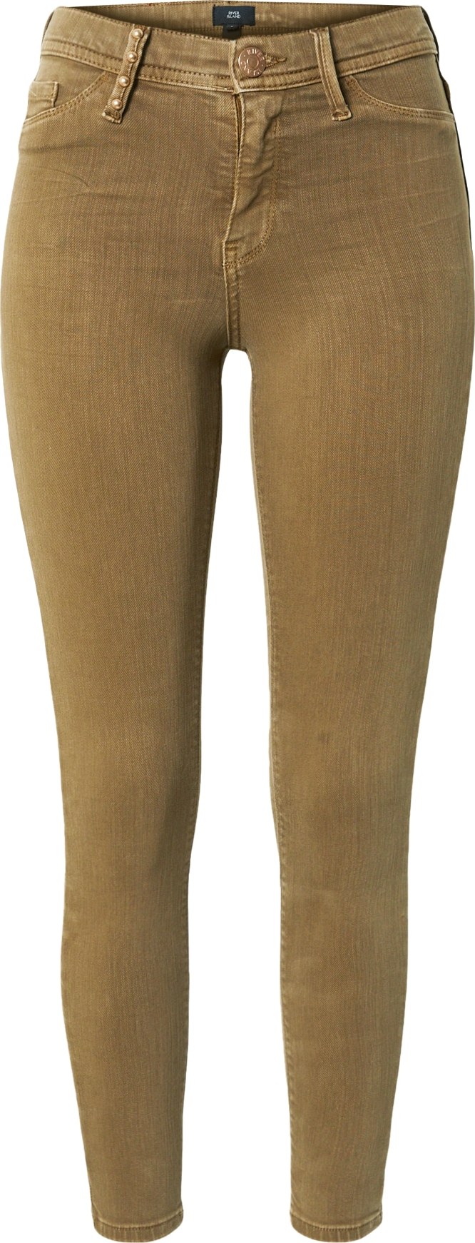 River Island Džíny 'MOLLY' hnědá
