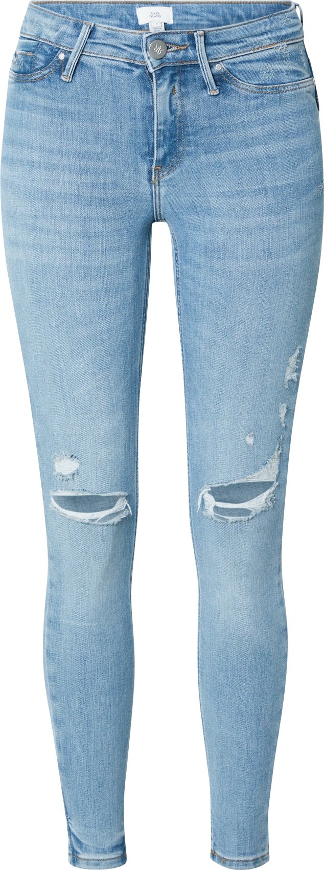 River Island Džíny 'MOLLY' světlemodrá