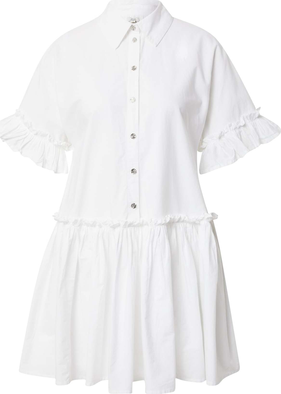 River Island Košilové šaty bílá