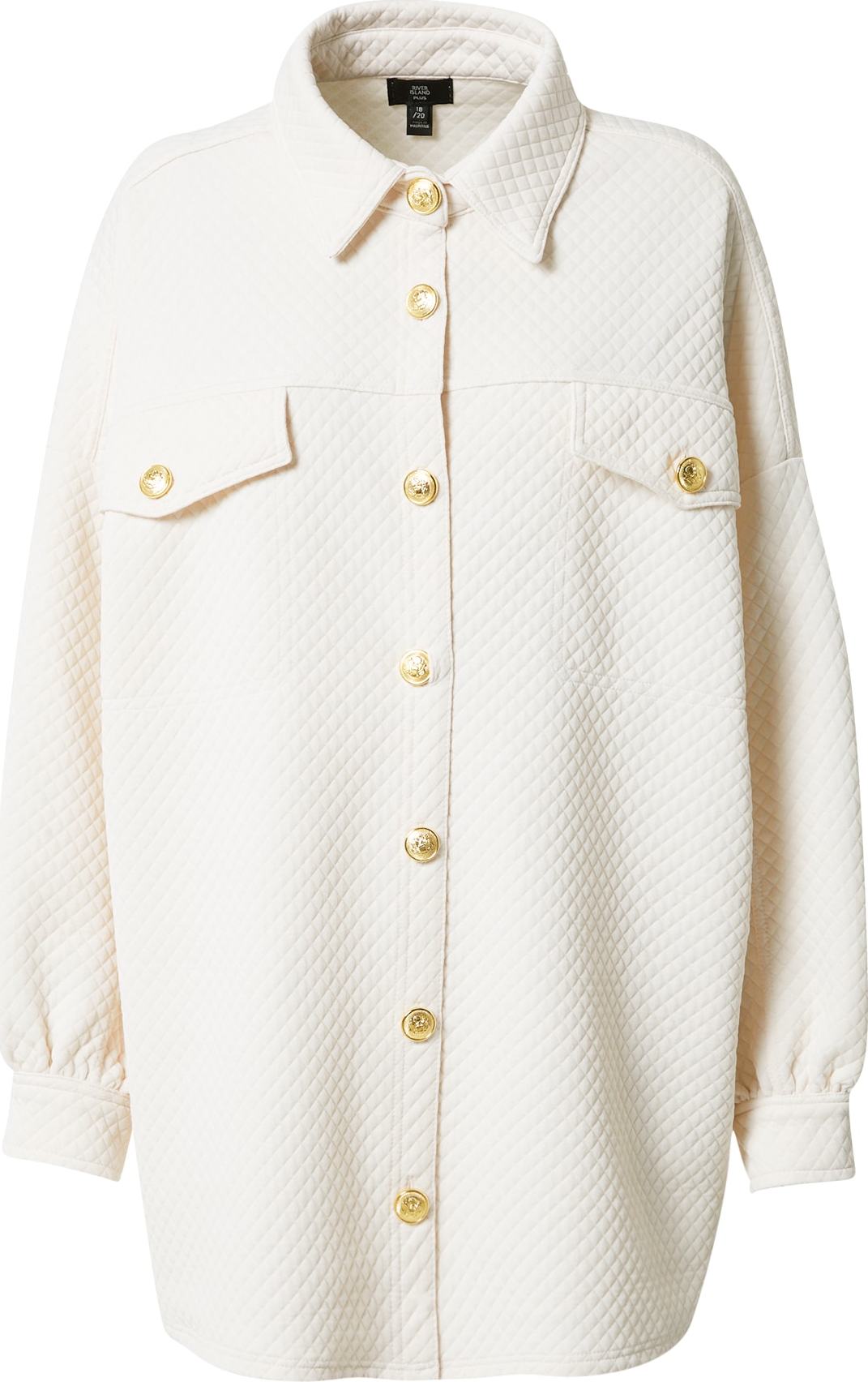 River Island Plus Přechodná bunda béžová