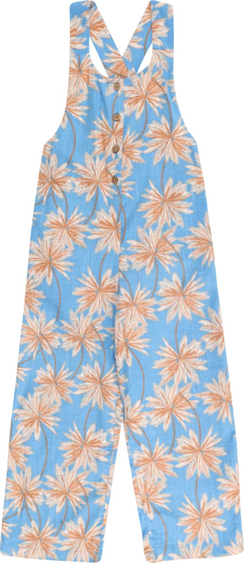 ROXY Overal 'GREAT ESCAPE' světlemodrá / karamelová / meruňková / offwhite