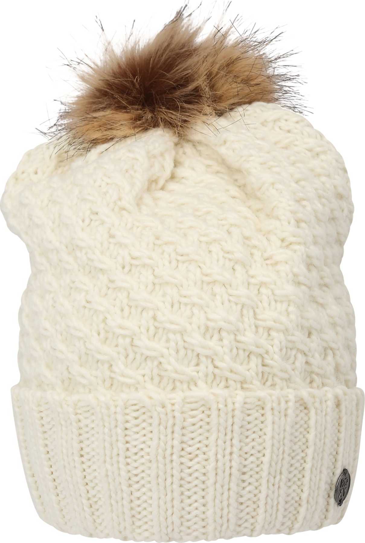 ROXY Sportovní čepice 'BLIZZARD' hnědá / barva vaječné skořápky