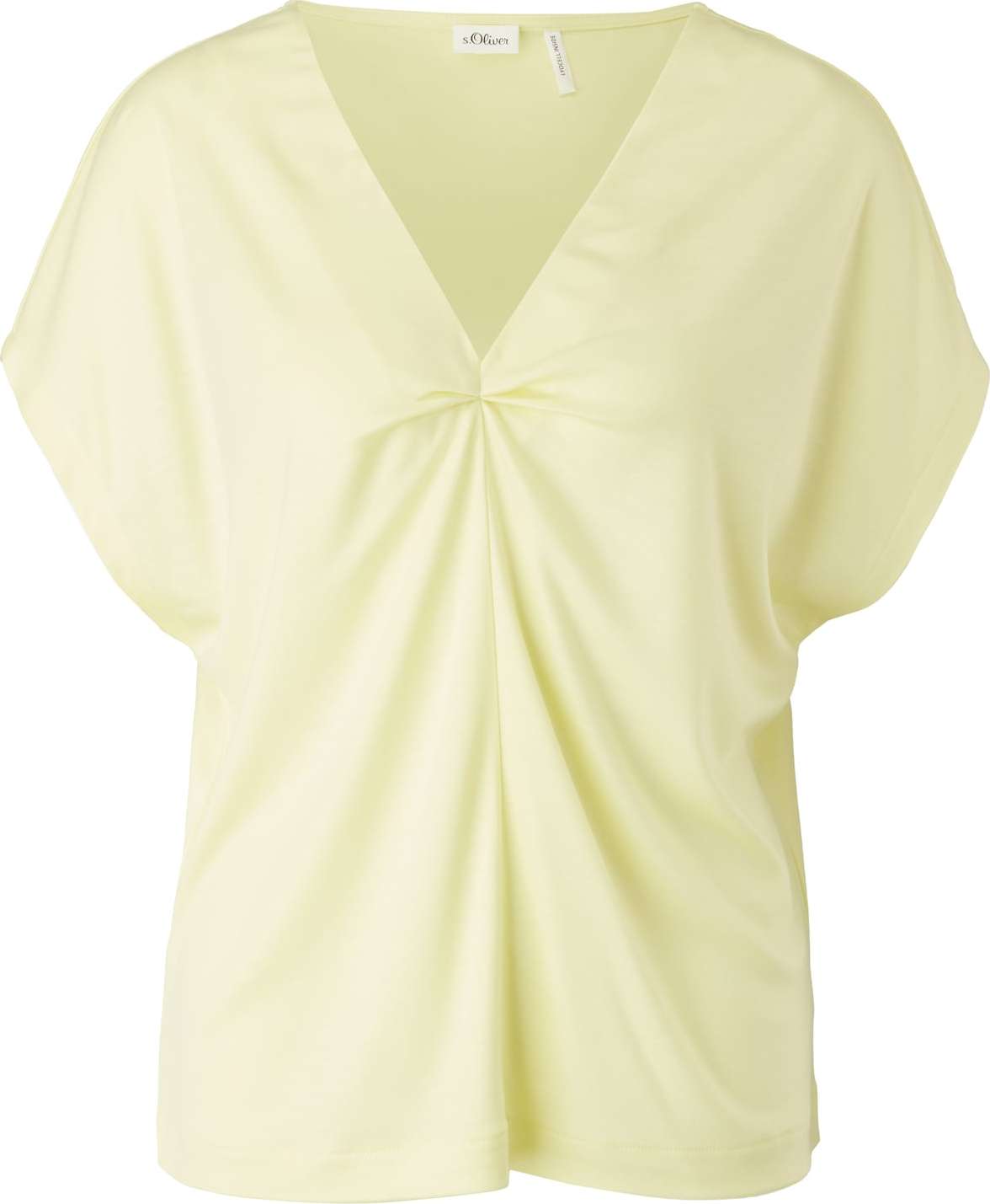s.Oliver BLACK LABEL Tričko světle žlutá