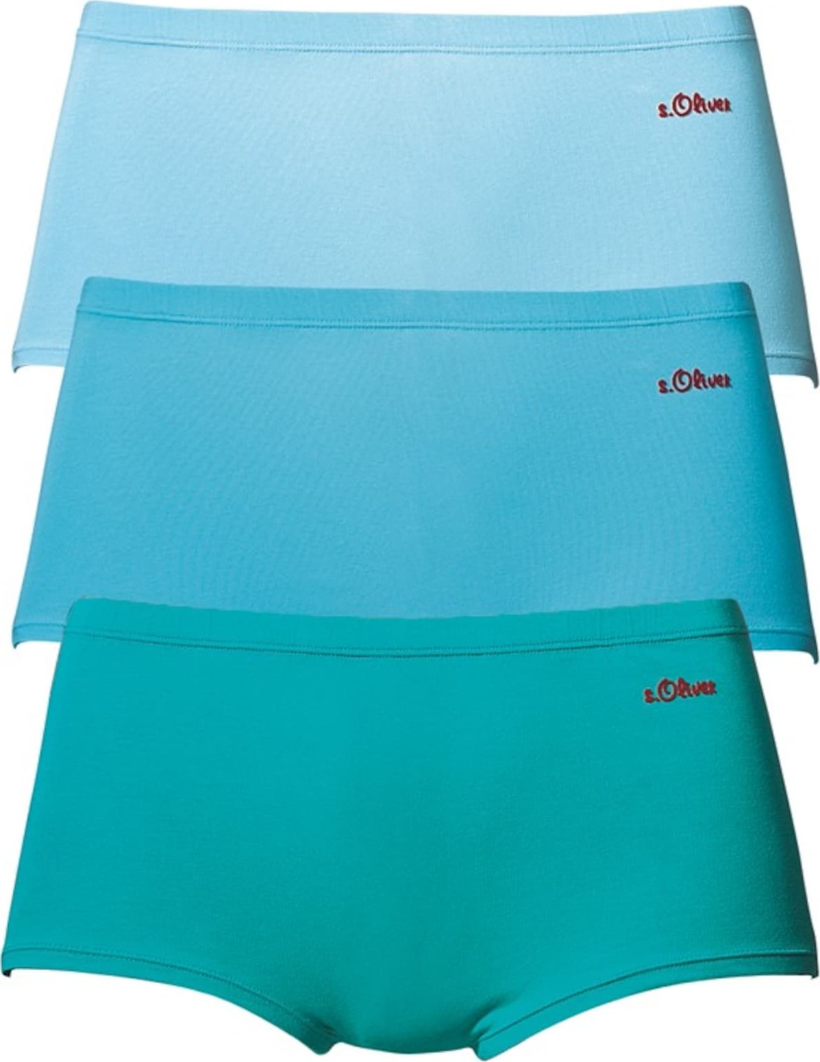 s.Oliver Kalhotky kouřově modrá / světlemodrá / petrolejová