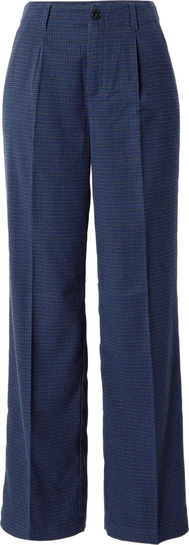 s.Oliver Kalhoty se sklady v pase marine modrá / šedá / černá
