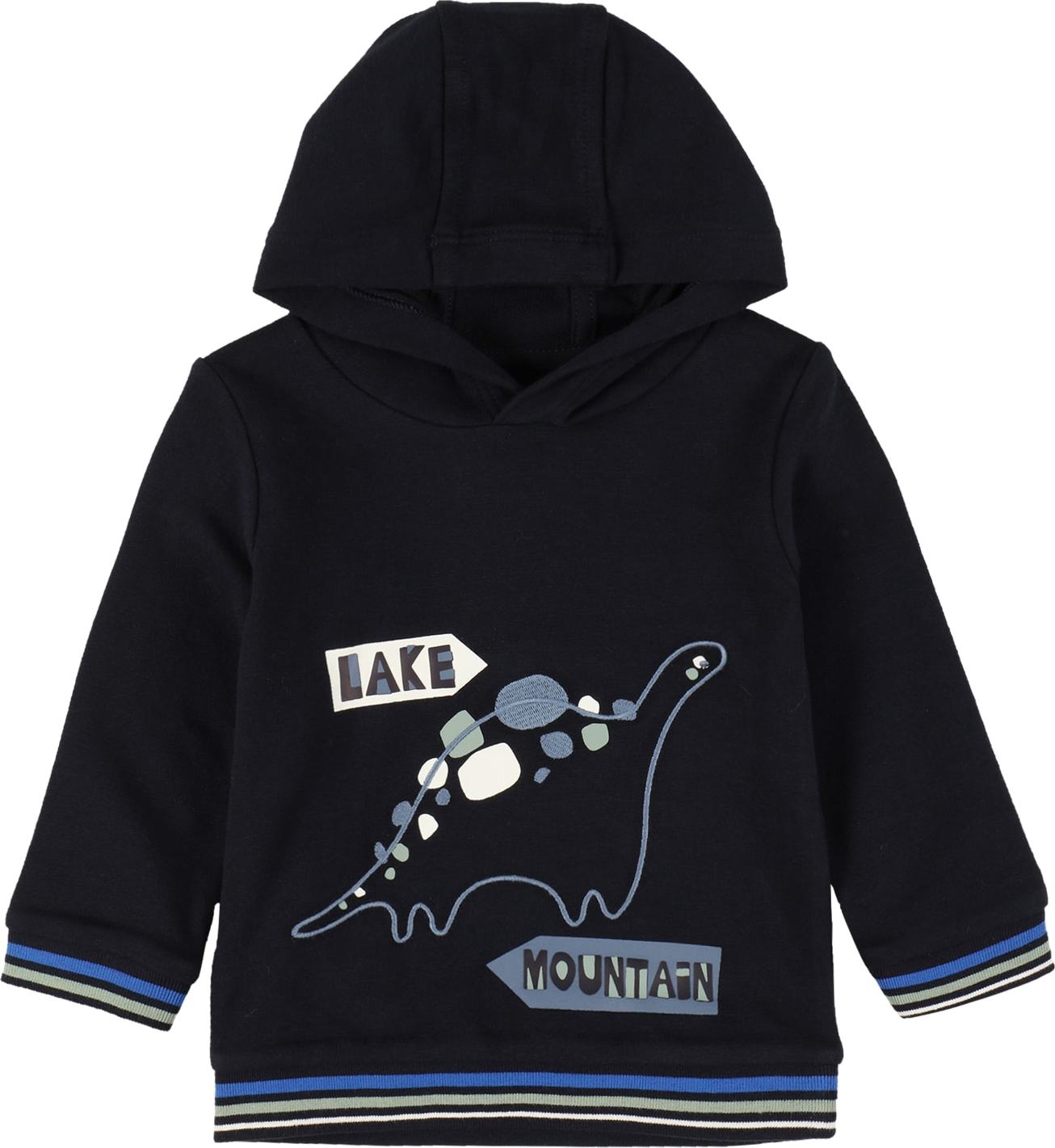 s.Oliver Mikina modrá / námořnická modř / jablko / bílá