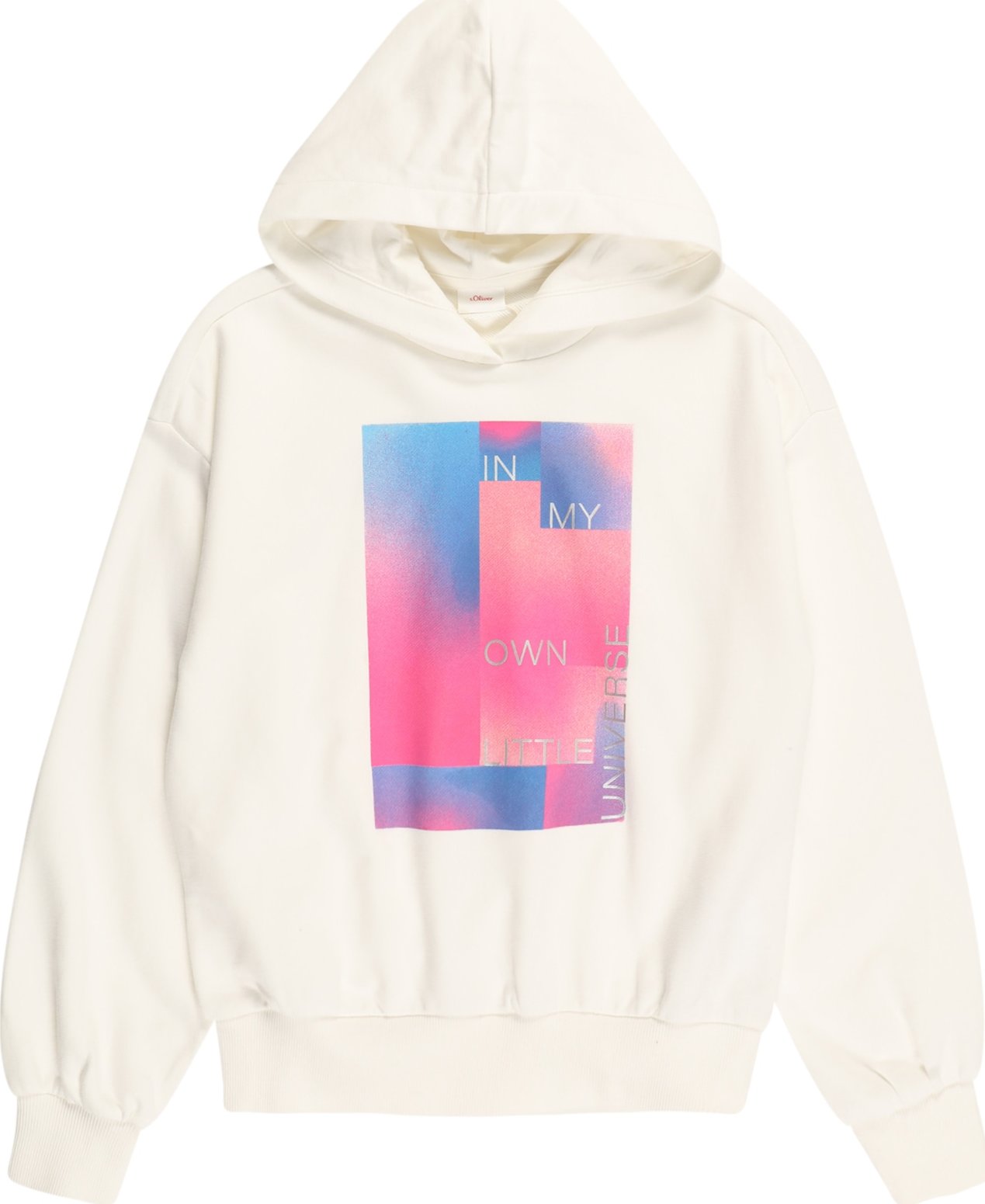 s.Oliver Mikina modrá / pink / bílá