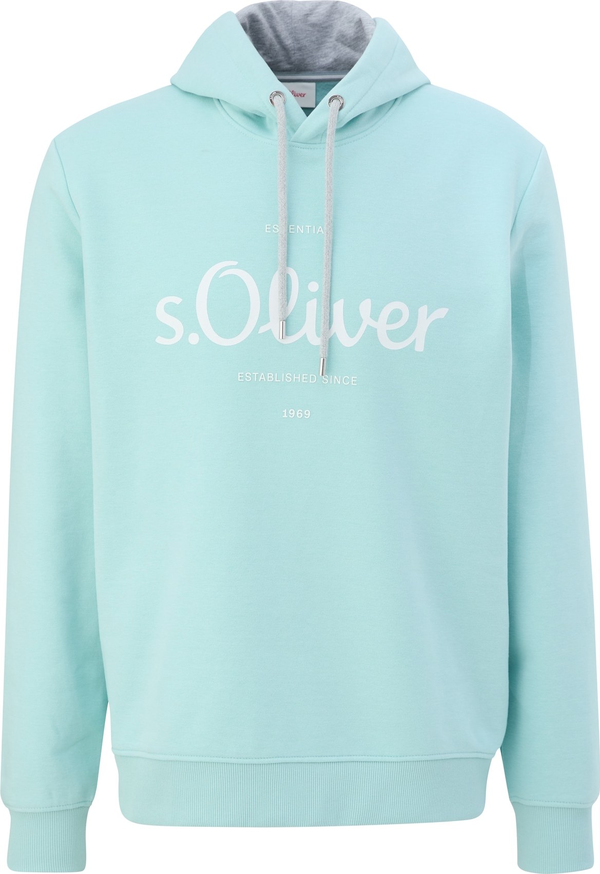 s.Oliver Mikina aqua modrá / šedý melír / bílá