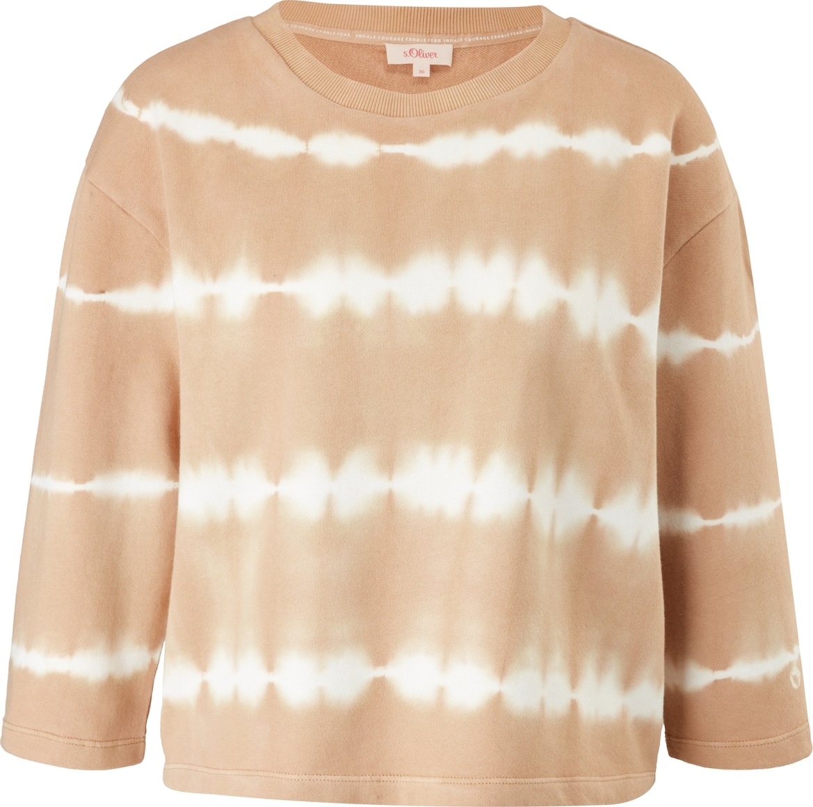 s.Oliver Mikina světle hnědá / bílá