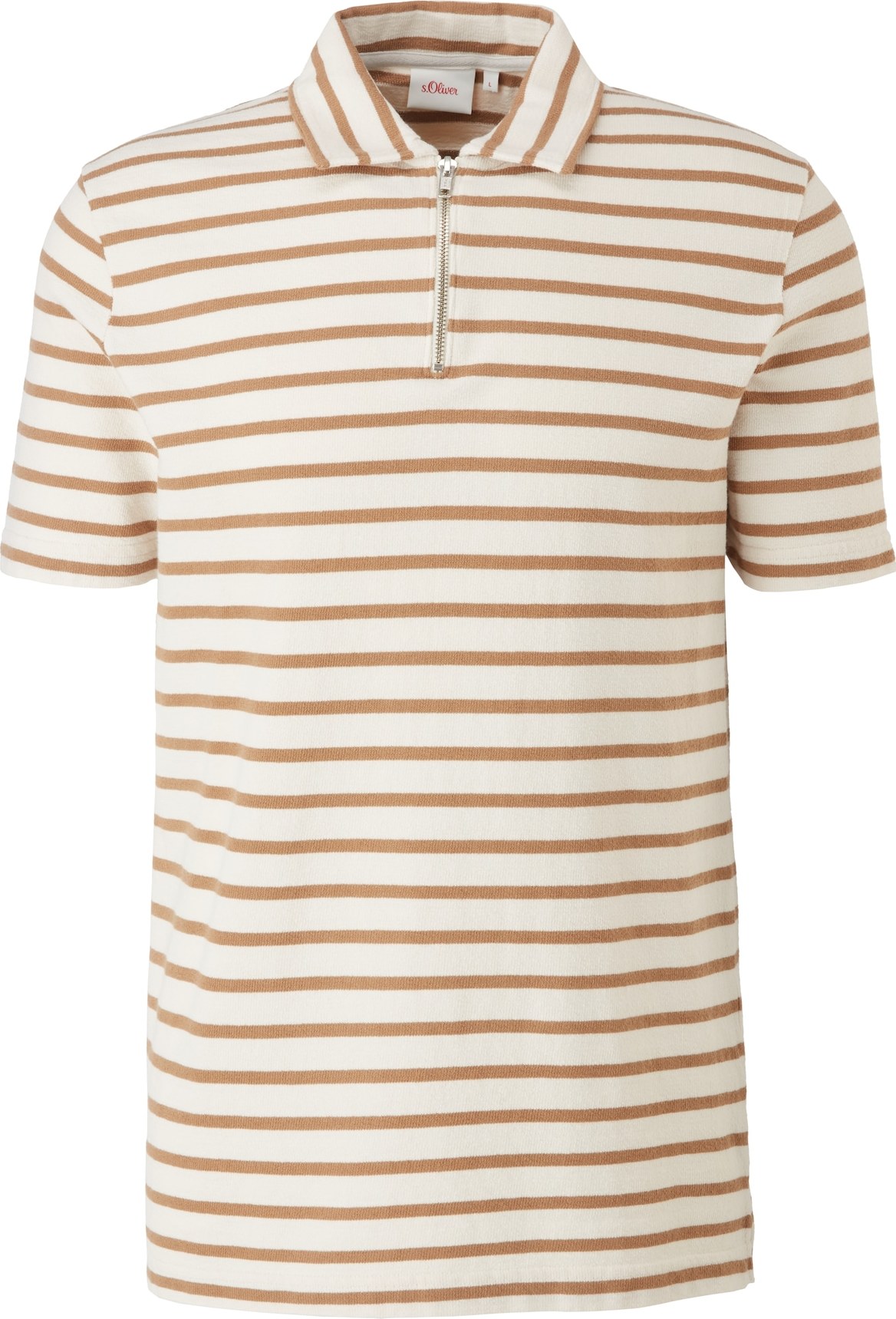 s.Oliver Tričko béžová / hnědá