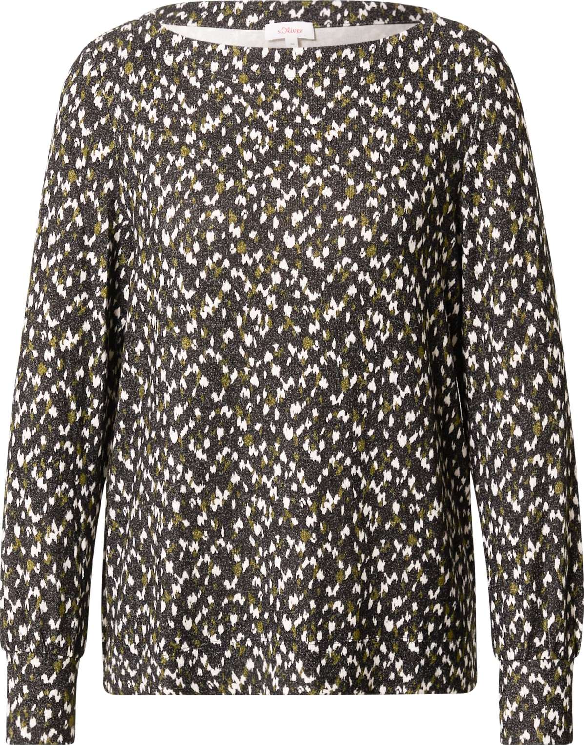 s.Oliver Tričko černá / bílá