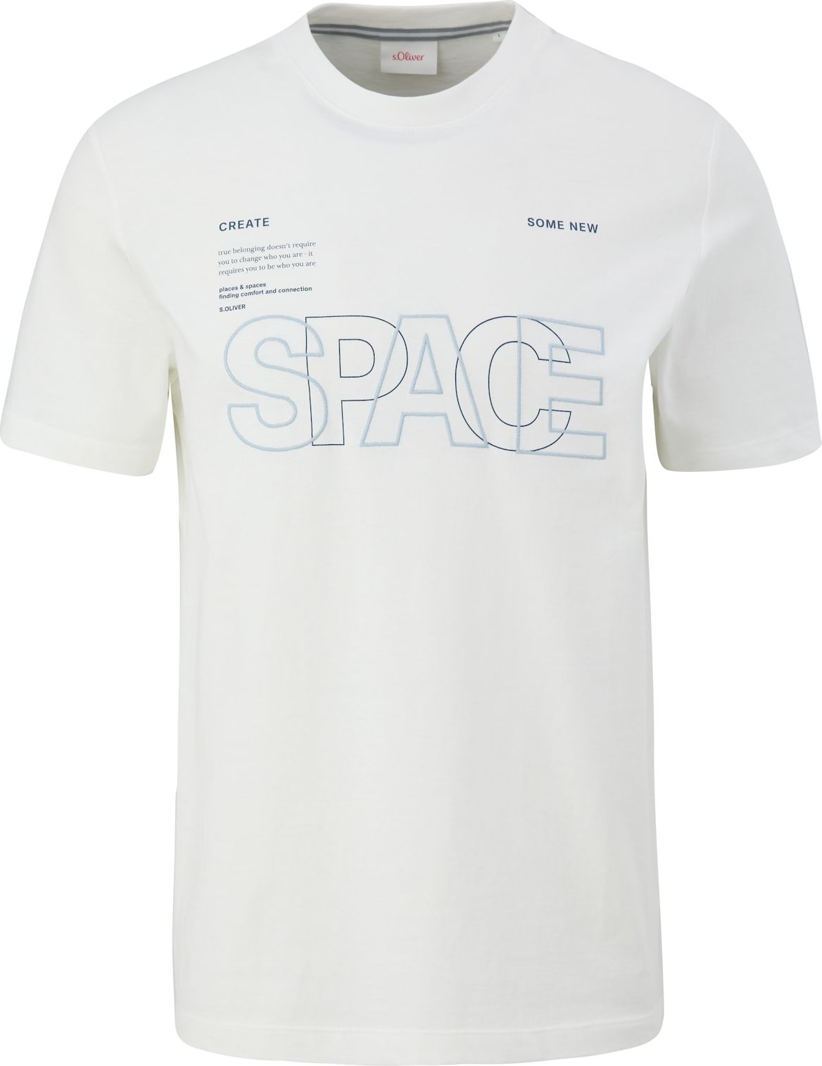 s.Oliver Tričko černá / bílá