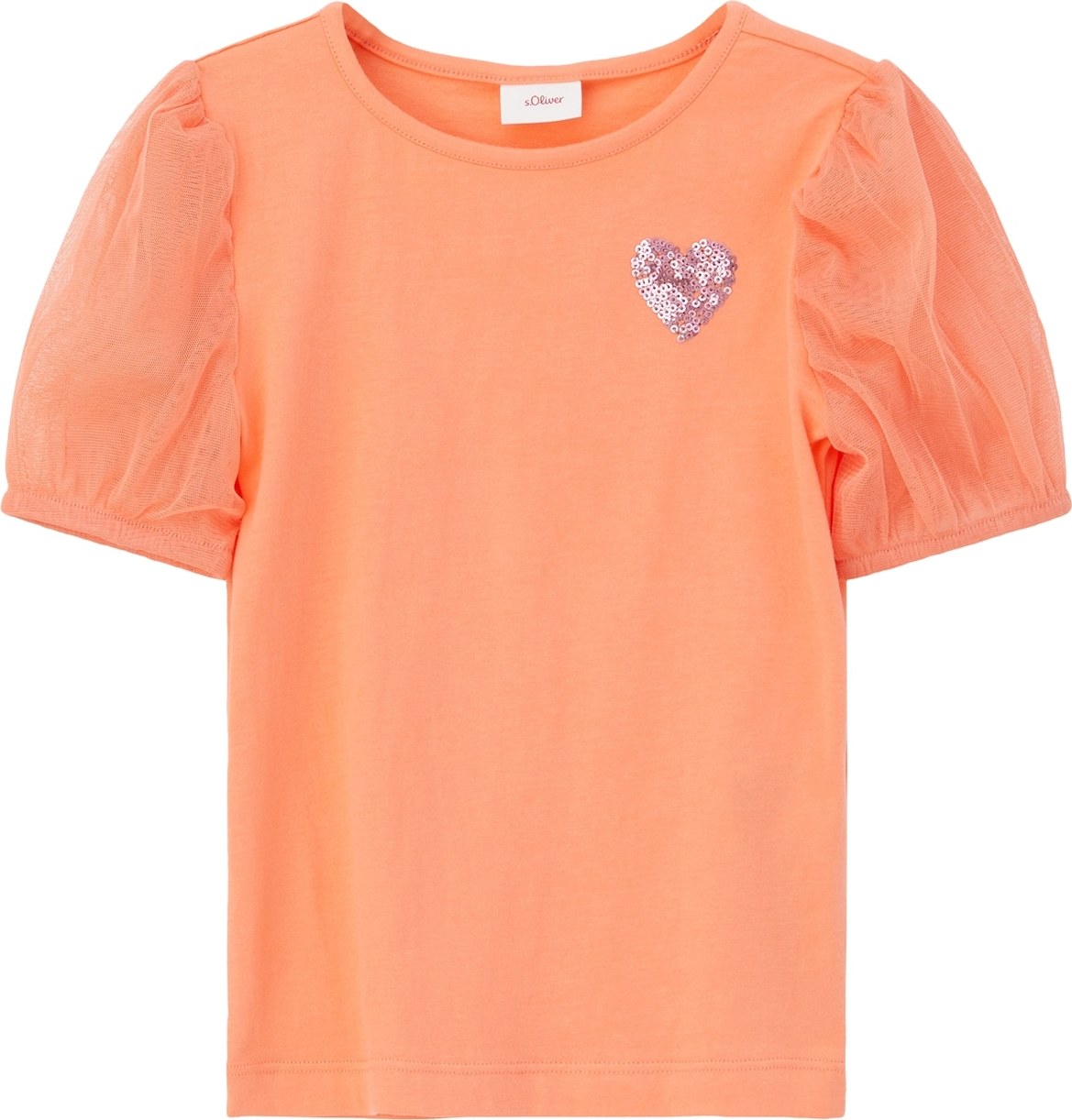 s.Oliver Tričko fialová / oranžová