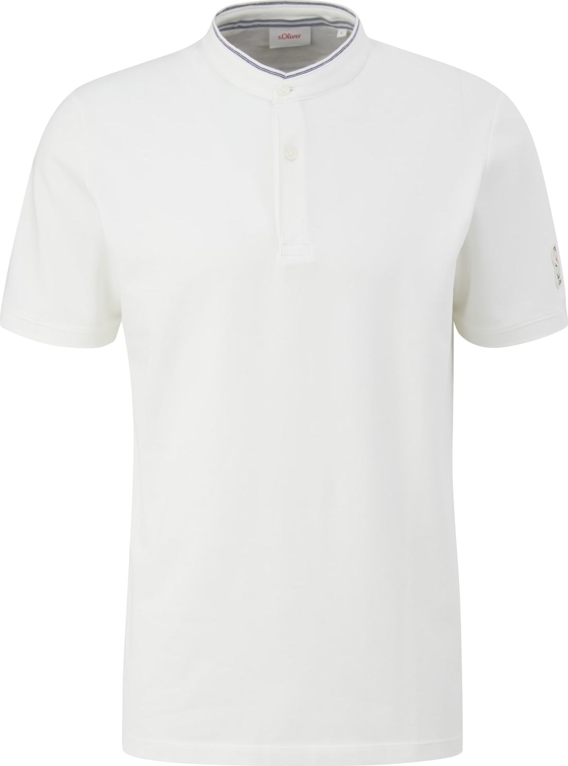 s.Oliver Tričko marine modrá / bílá