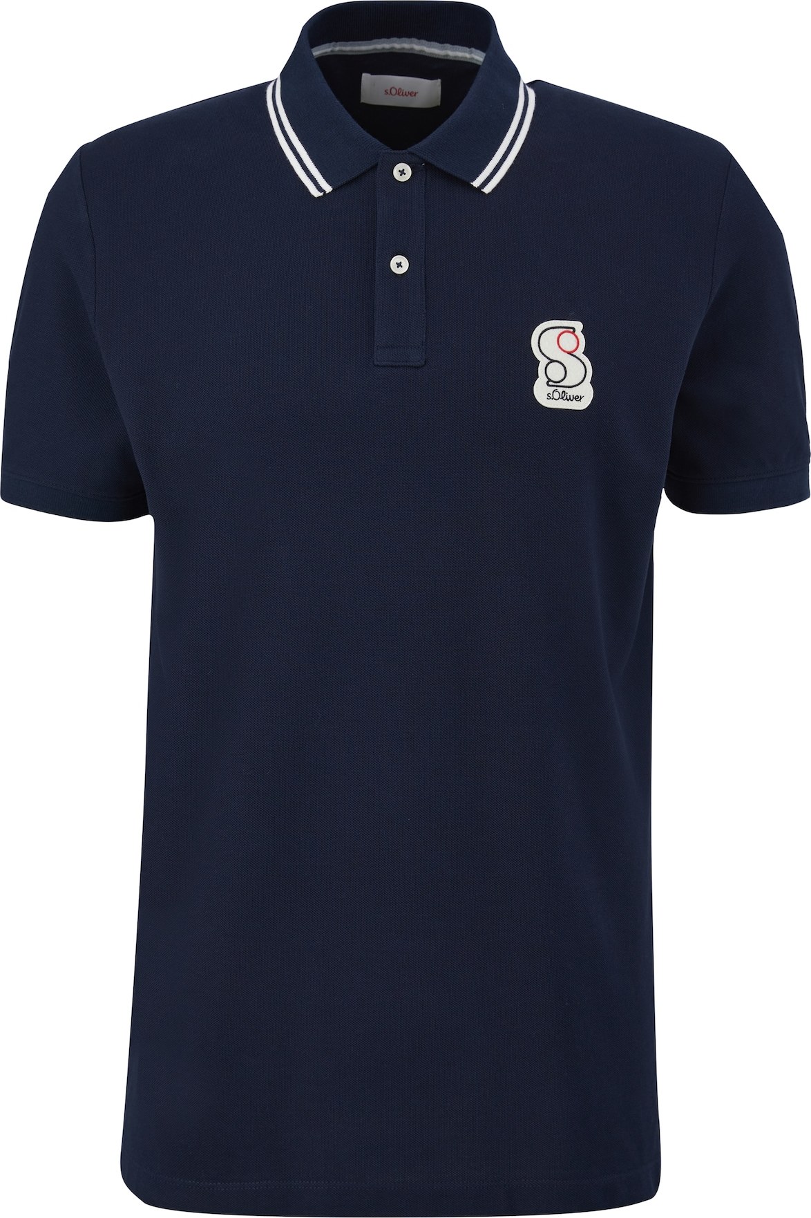 s.Oliver Tričko námořnická modř / červená / černá / bílá
