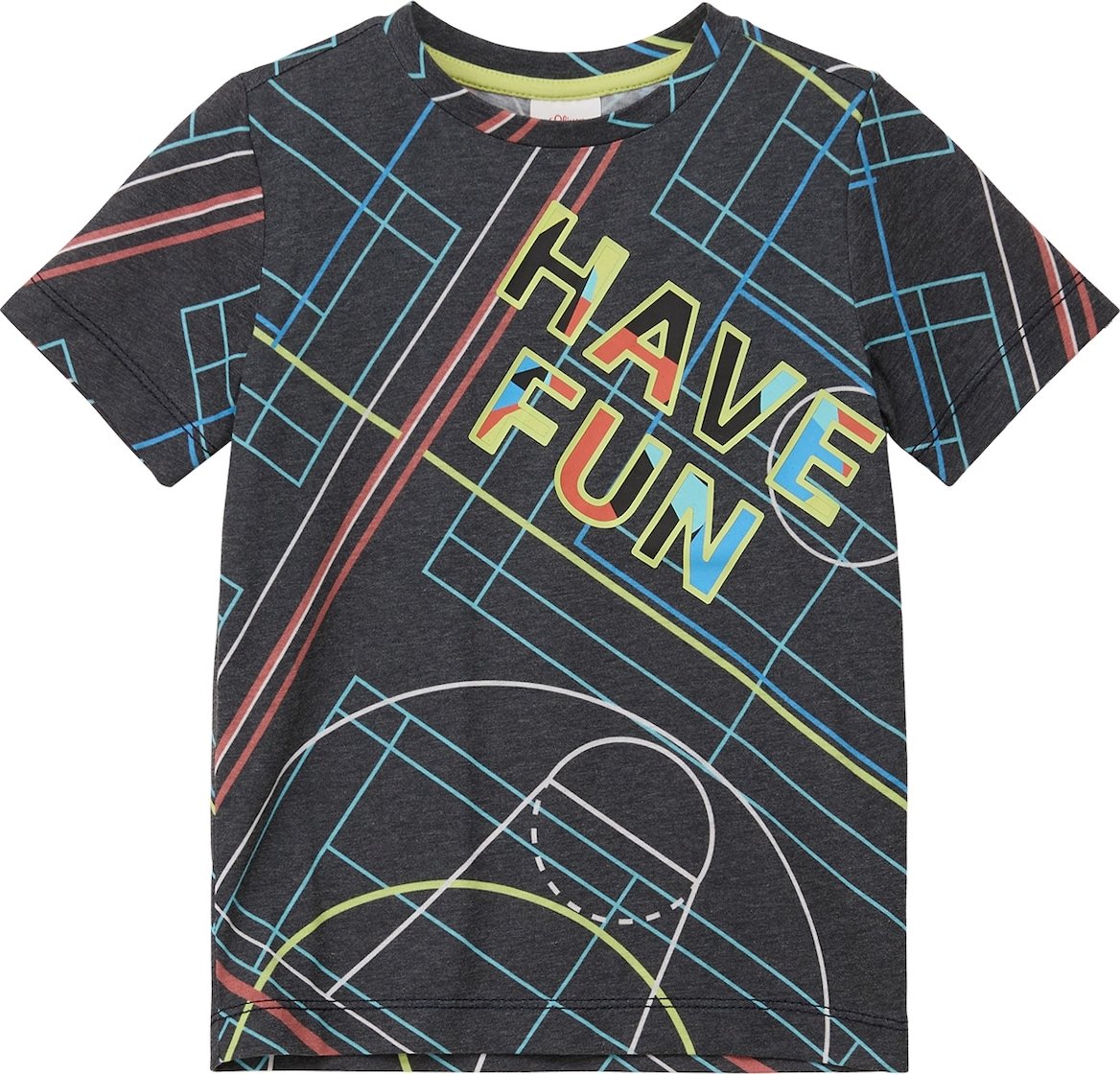 s.Oliver Tričko noční modrá / mix barev