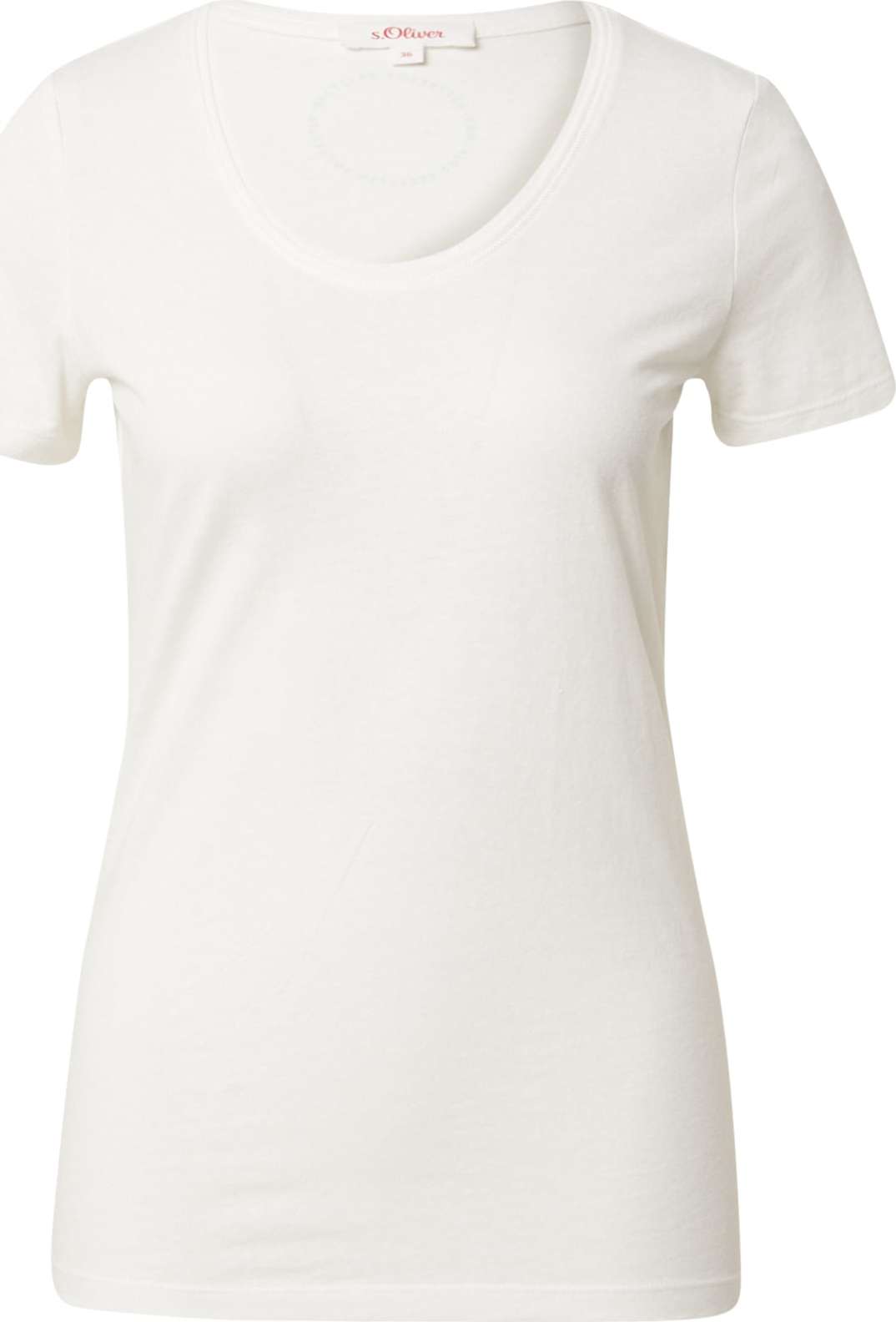 s.Oliver Tričko offwhite