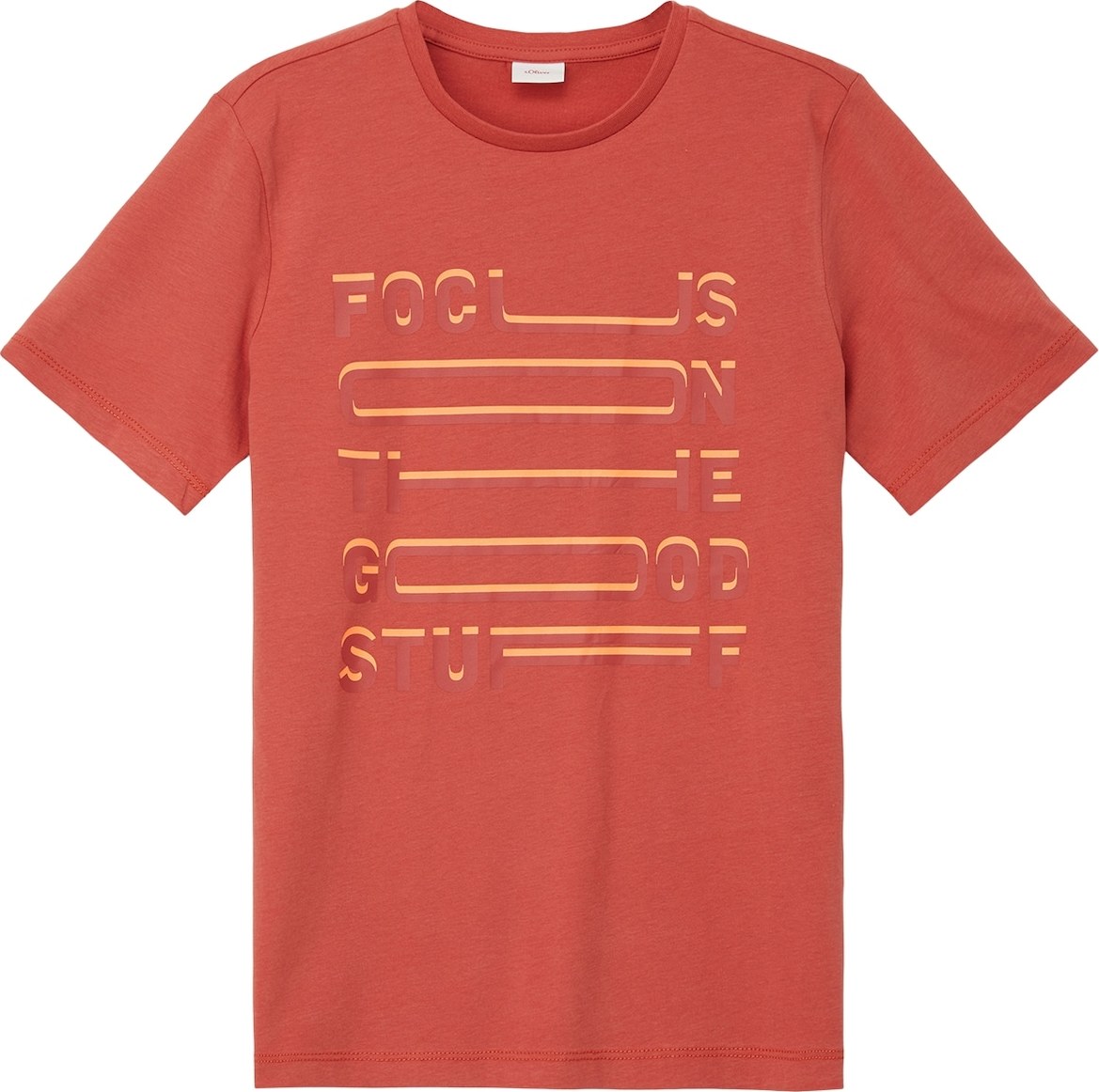 s.Oliver Tričko oranžová / červená