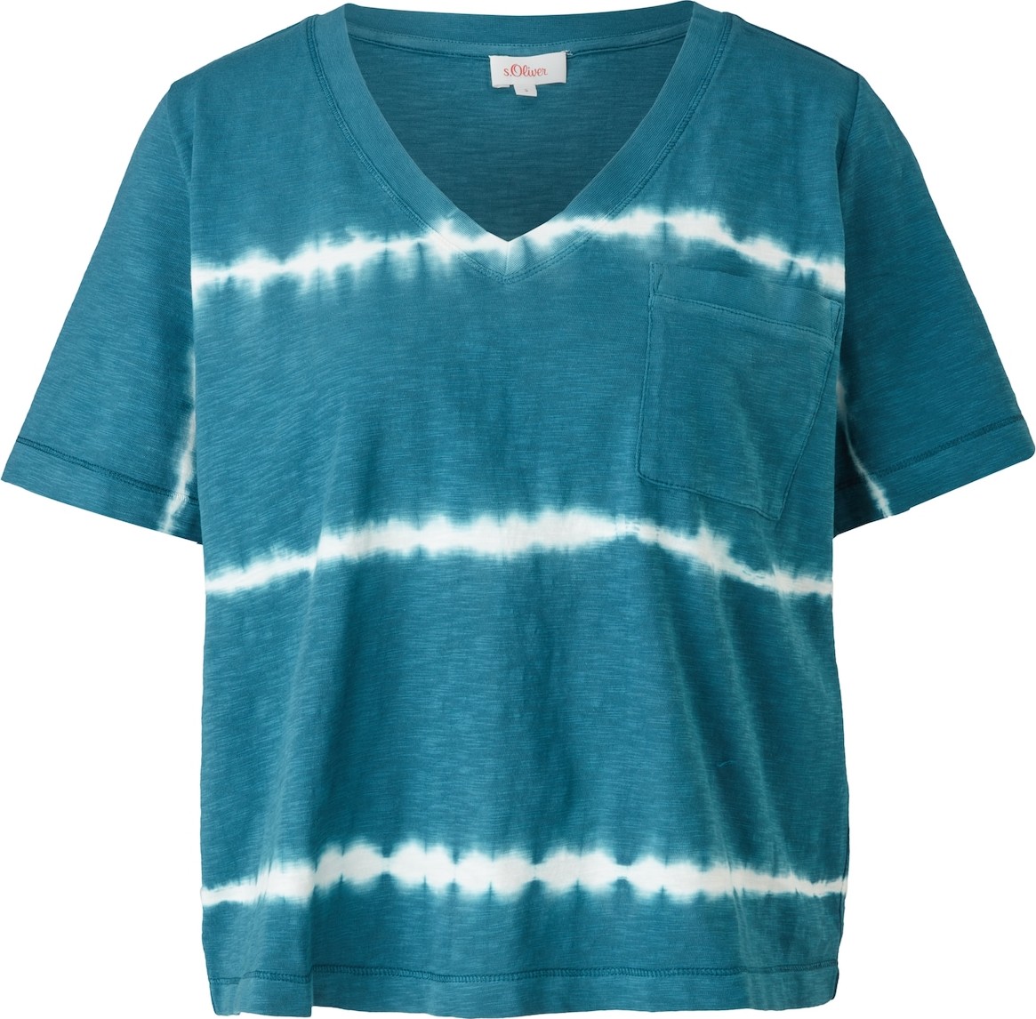 s.Oliver Tričko petrolejová / bílá