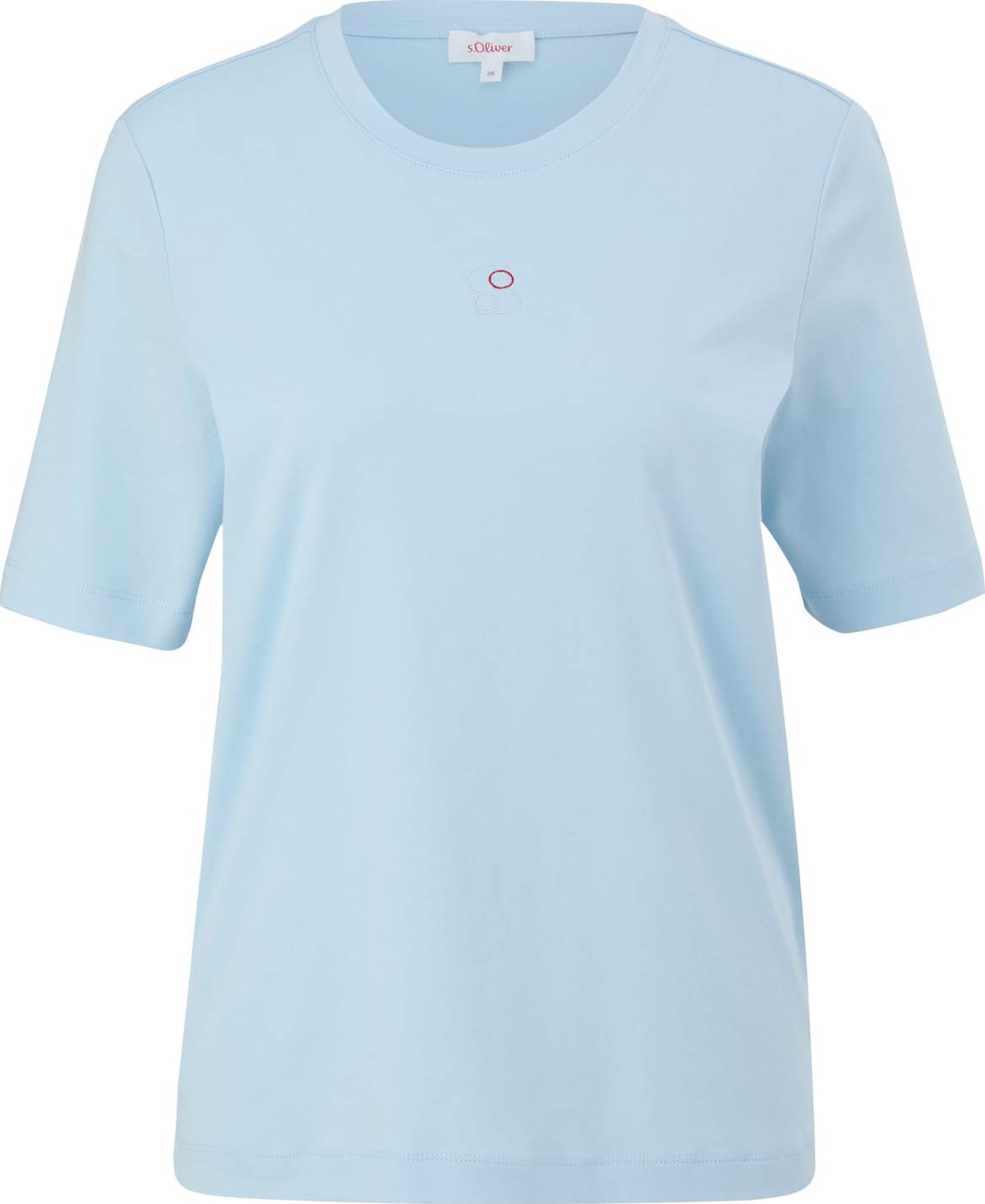 s.Oliver Tričko světlemodrá / červená
