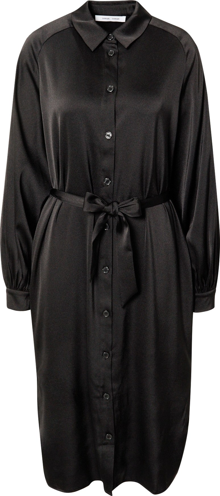 Samsøe Samsøe Košilové šaty 'NIKA' černá