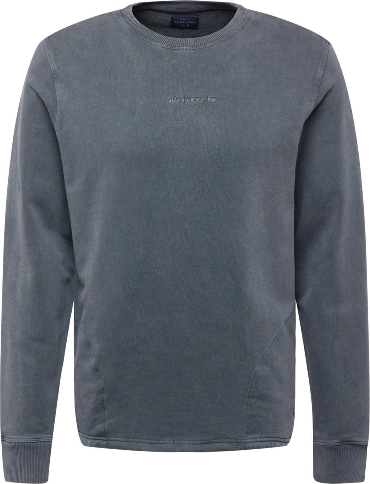 Scalpers Mikina grafitová / světle šedá