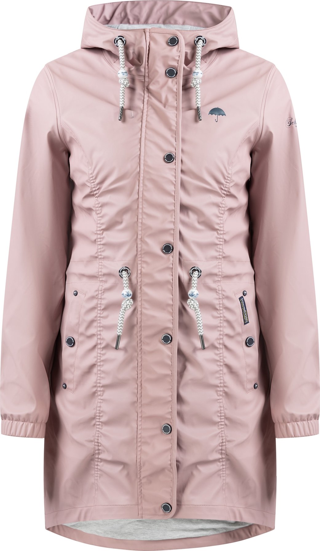 Schmuddelwedda Funkční kabát pastelově růžová