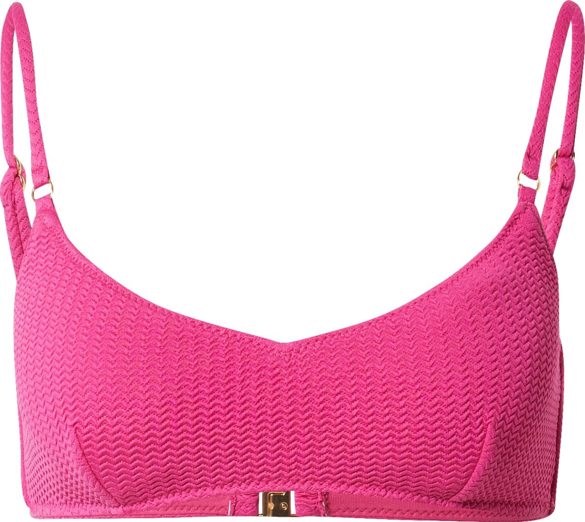 Seafolly Horní díl plavek pink