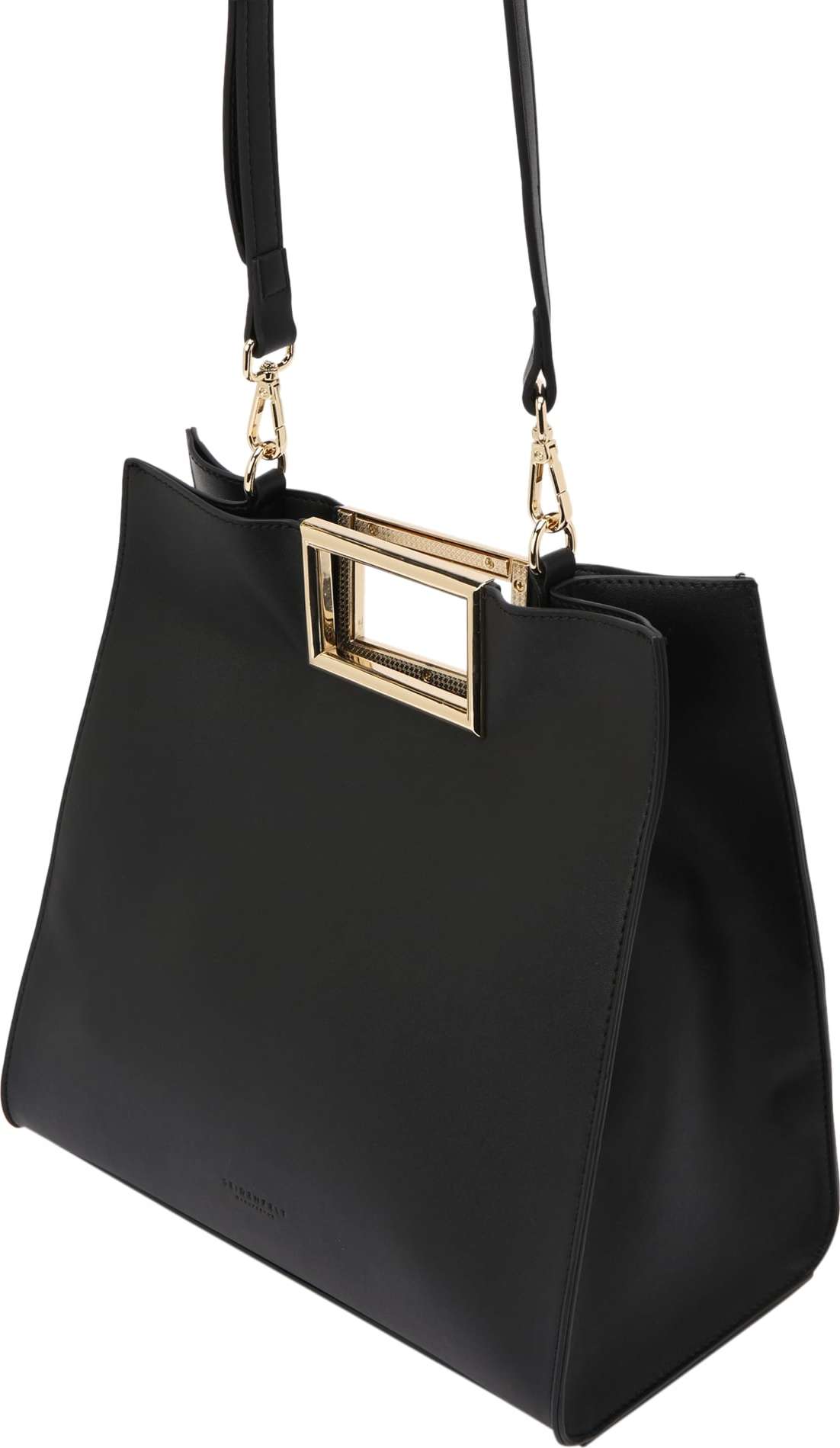 Seidenfelt Manufaktur Taška přes rameno 'Bjerre' zlatá / černá