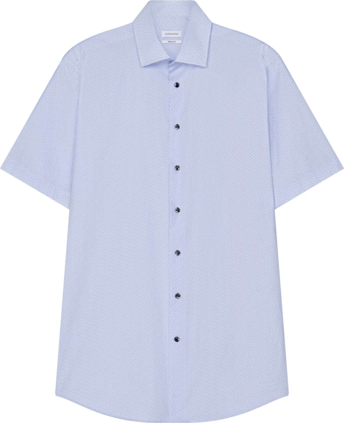 SEIDENSTICKER Společenská košile světlemodrá / bílá