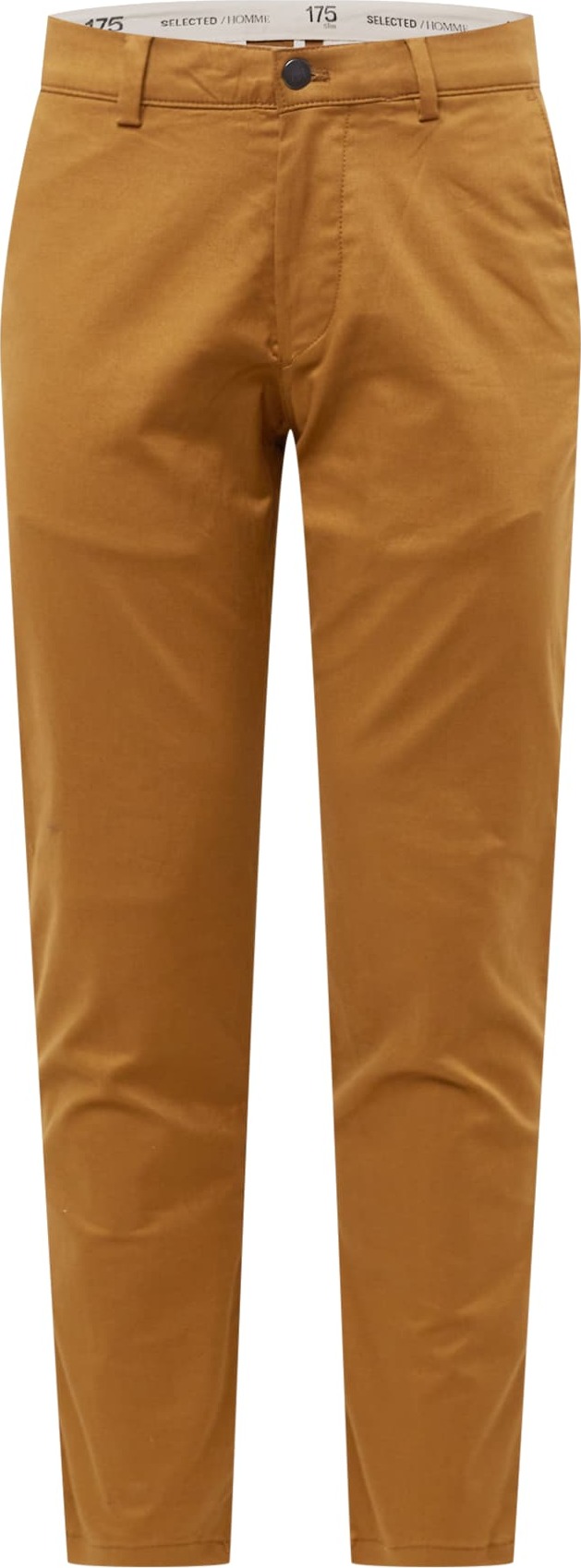 SELECTED HOMME Chino kalhoty 'Buckley' okrová