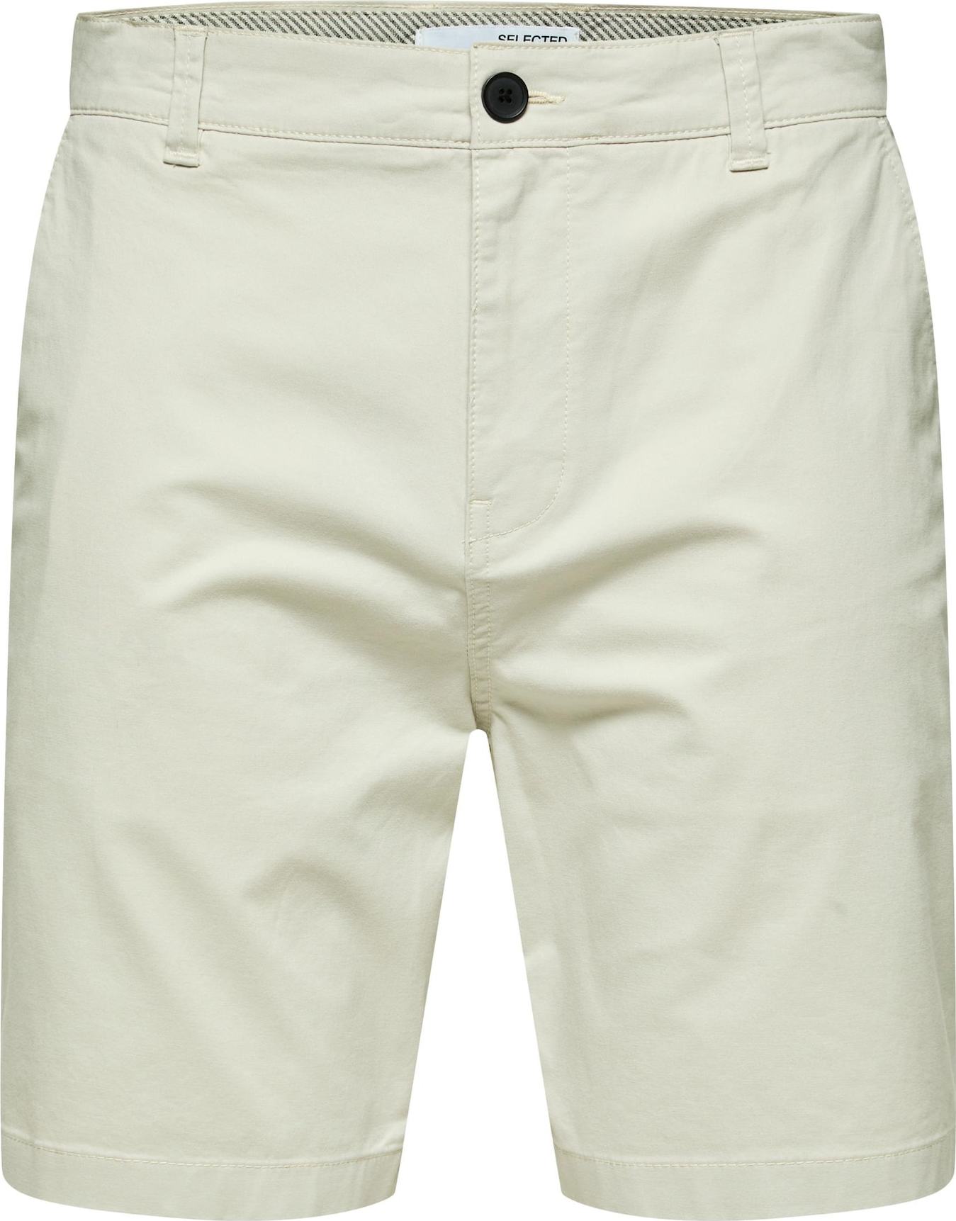 SELECTED HOMME Chino kalhoty offwhite