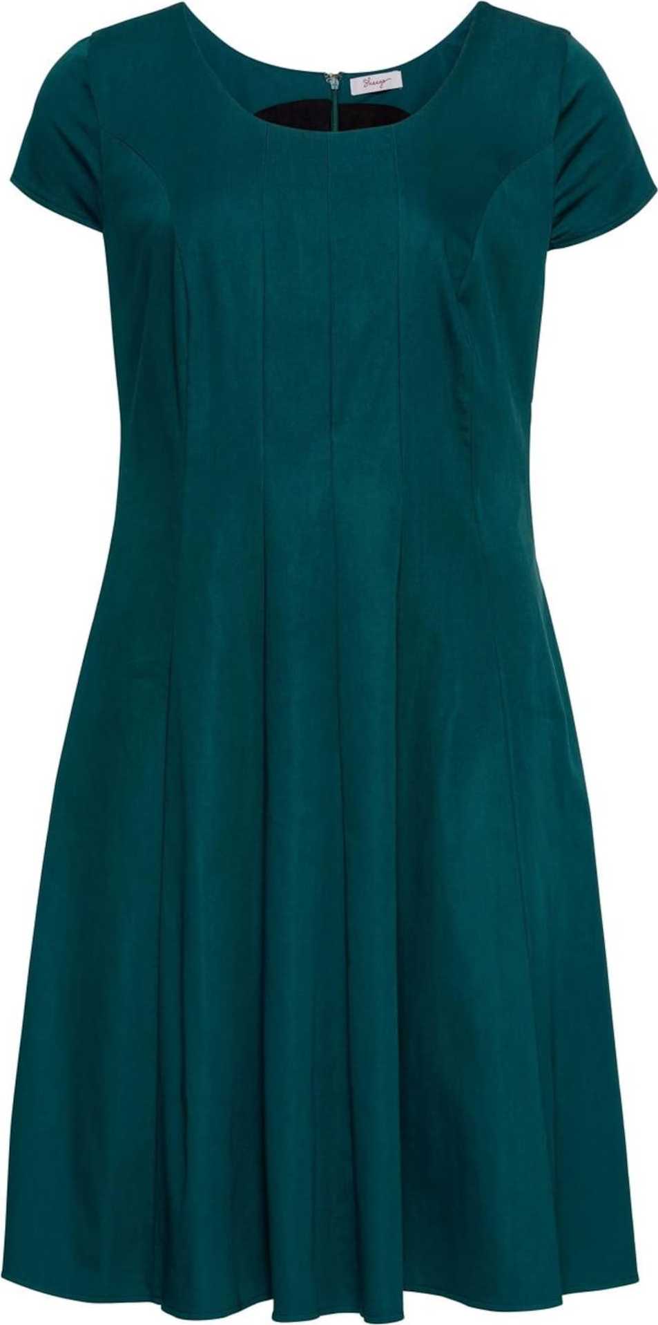 SHEEGO Koktejlové šaty zelená