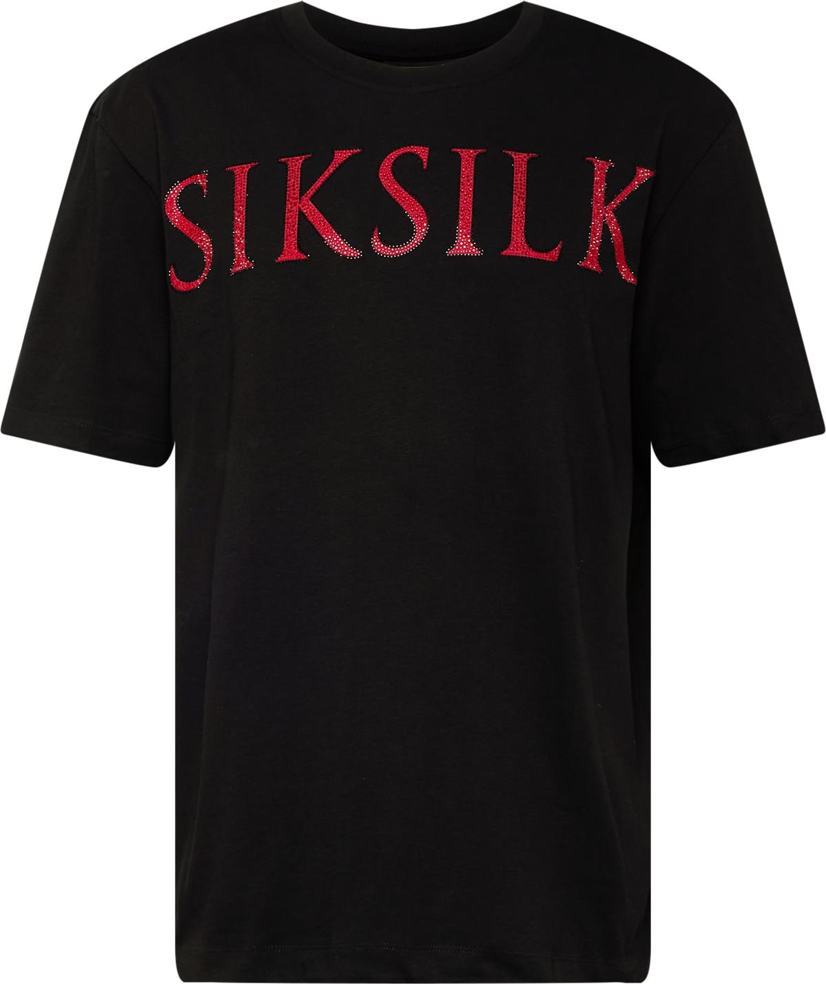 SikSilk Tričko červená / černá