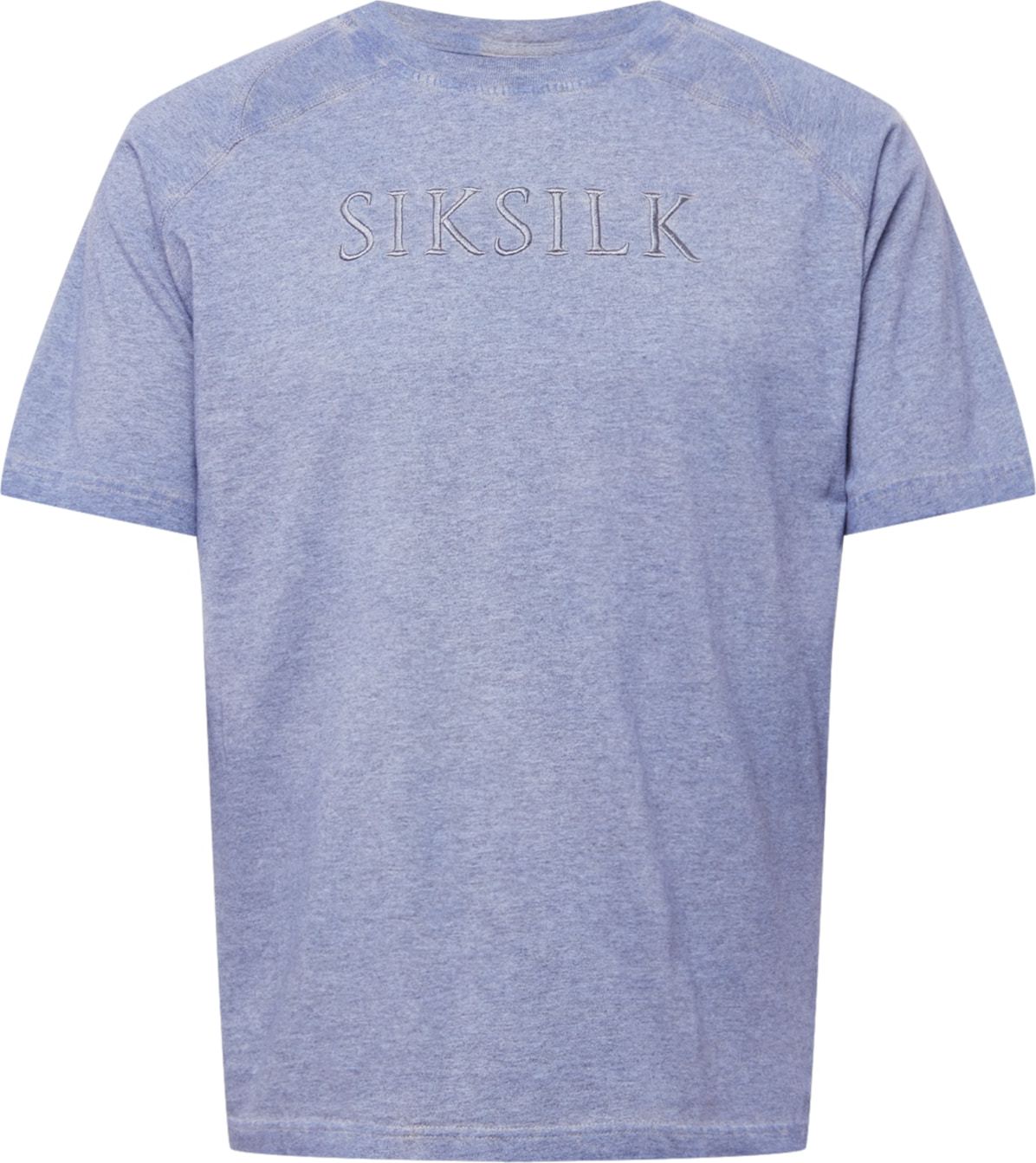 SikSilk Tričko kouřově modrá