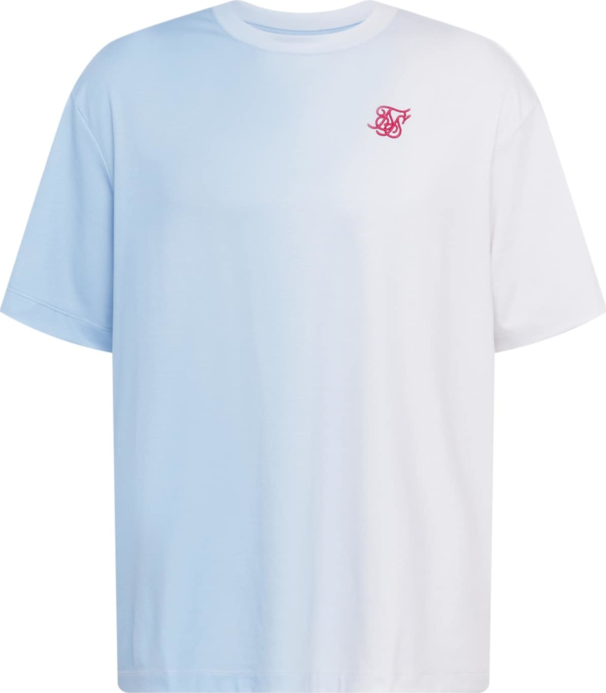 SikSilk Tričko světlemodrá / červená / bílá