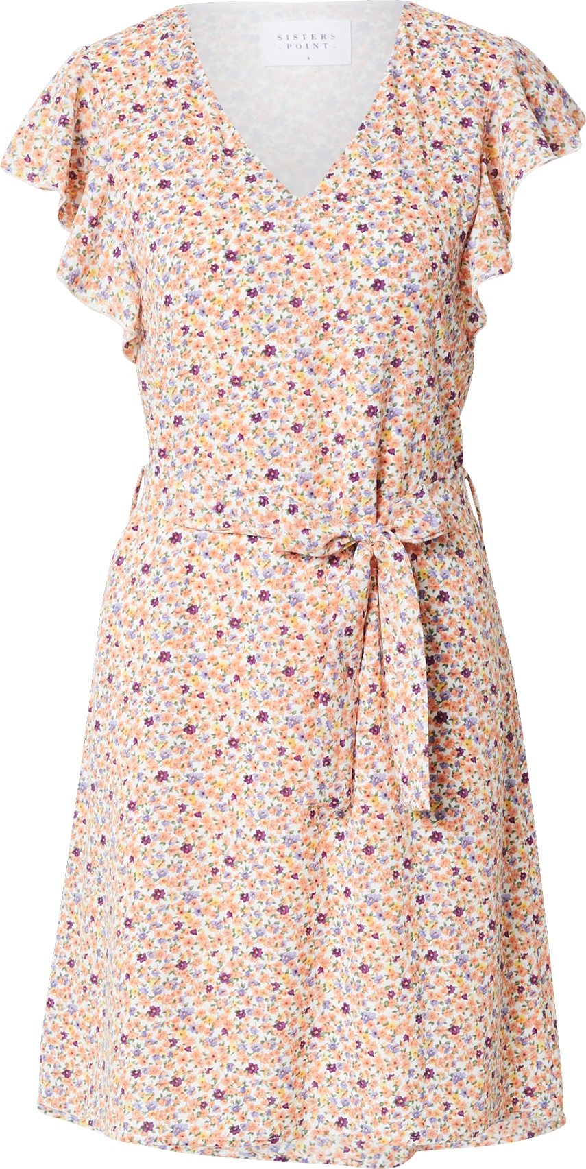 SISTERS POINT Letní šaty 'NUBI' mix barev / oranžová