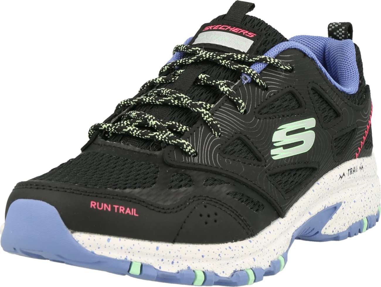 SKECHERS Tenisky 'HILLCREST' mátová / šeříková / pink / černá