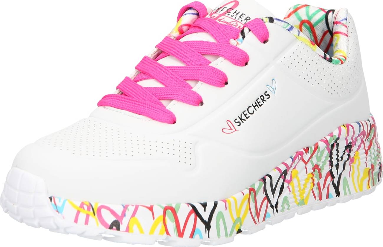 SKECHERS Tenisky mix barev / bílá