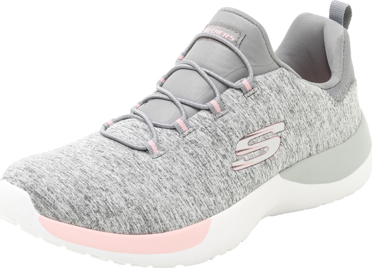 SKECHERS Tenisky šedá / růžová