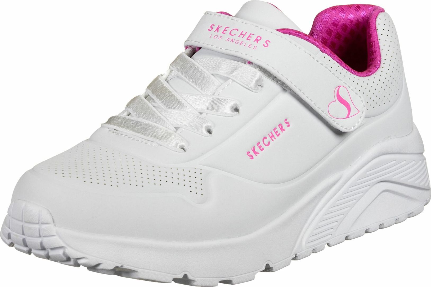 SKECHERS Tenisky 'Uno Lite ' pink / bílá