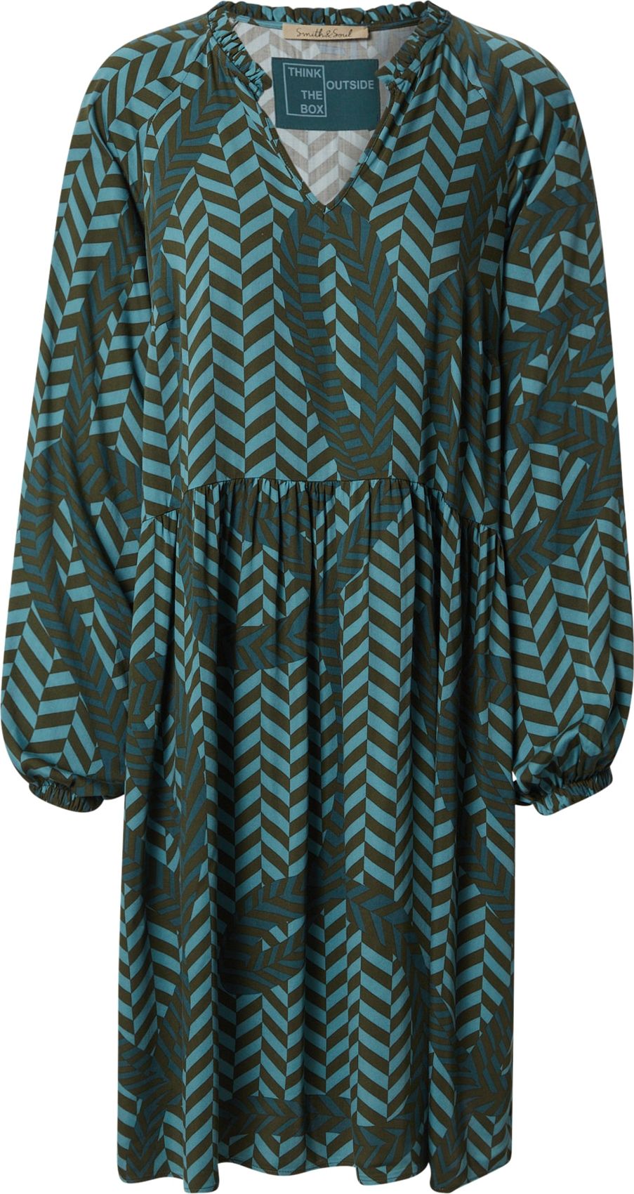 Smith&Soul Šaty petrolejová / jedle