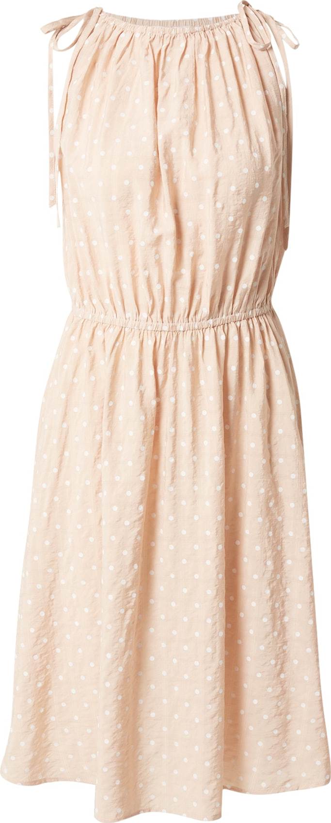 Sofie Schnoor Letní šaty 'TENA' pastelově žlutá / offwhite