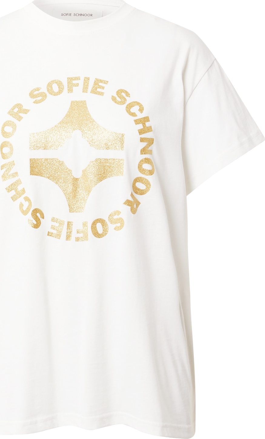 Sofie Schnoor Tričko zlatá / offwhite