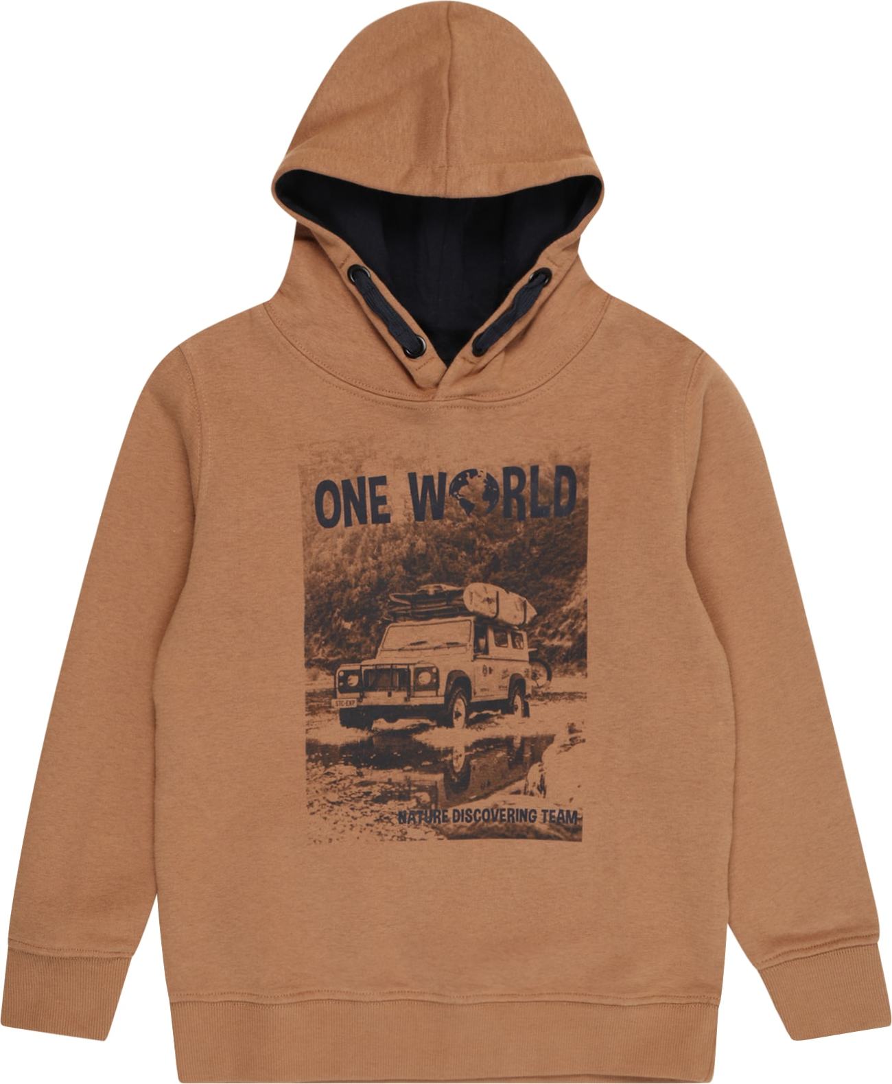 STACCATO Mikina karamelová / černá