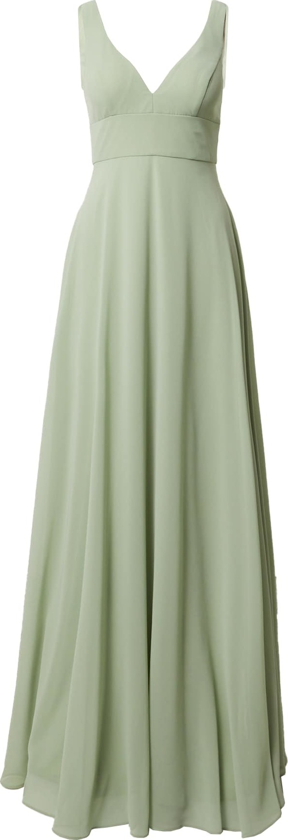 STAR NIGHT Společenské šaty pastelově zelená
