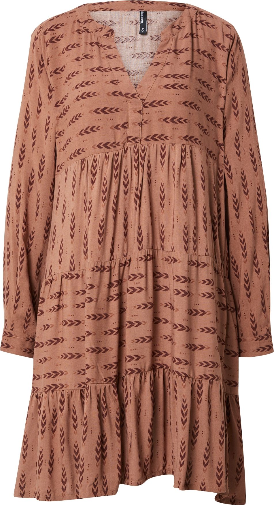 Sublevel Šaty hnědá / světle hnědá