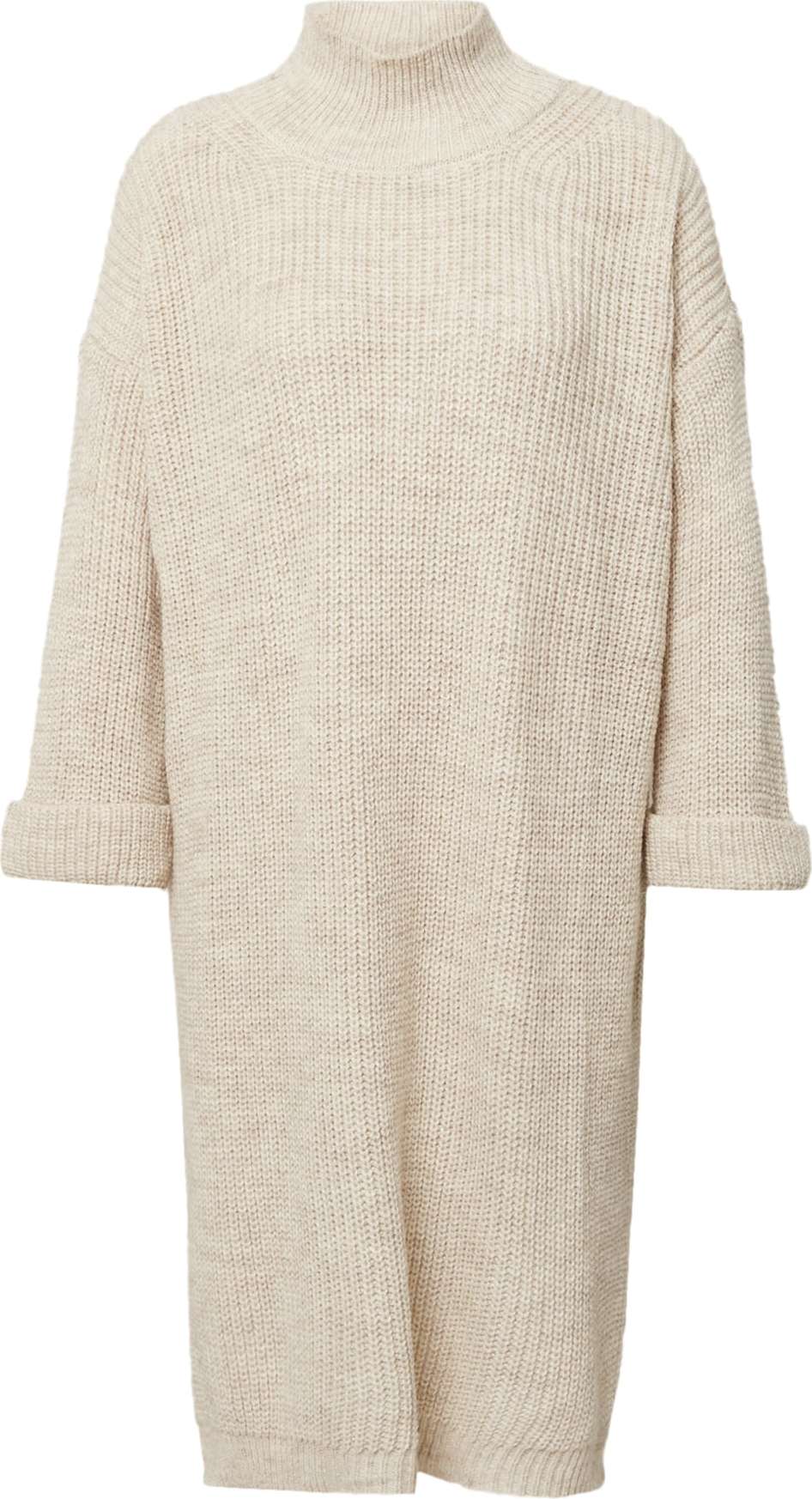 Summum Úpletové šaty světle béžová