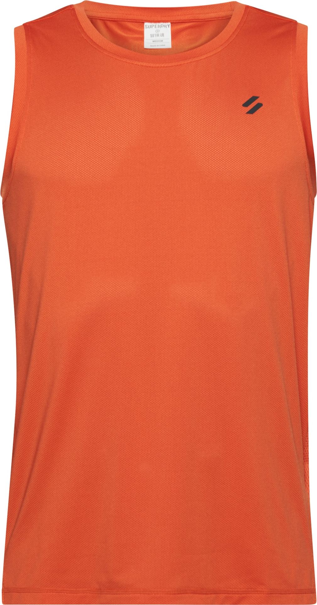 Superdry Funkční tričko marine modrá / stříbrně šedá / rezavě červená