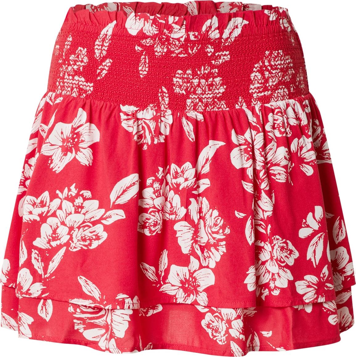 Superdry Sukně krvavě červená / bílá